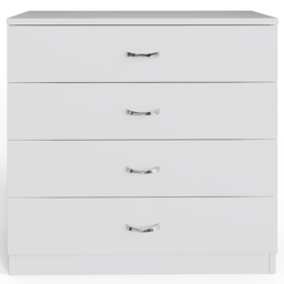 FWStyle Promo 4 Drawer White Modern Chest of Drawers - Wilko - thumbnail 5