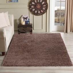 Desire Rugs Oxford Dark Beige Plain Shaggy Rug 160 x 230cm - D.Beige - Wilko - thumbnail 3