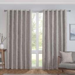 Divante Alden Thermal Curtains - Dove Grey/229cm/168cm - Wilko - thumbnail 3