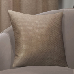 Serene Metro Taupe Cushion Cover - Size: 43 x 43cm - Cream - Wilko - thumbnail 3