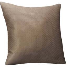 Serene Metro Taupe Cushion Cover - Size: 43 x 43cm - Cream - Wilko - thumbnail 1