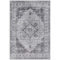 HOMCOM Grey Floral Flannel Non Slip Rug 170 x 120cm - Size: 11 x 29 x 33cm - Wilko - thumbnail 1