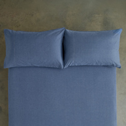 Deyongs Southwick King Size Blue Fitted Sheet - Wilko - thumbnail 4