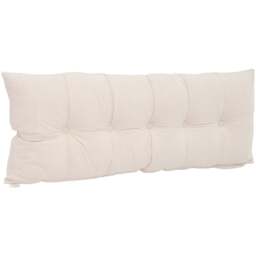 Living and Home Beige Chenille Headboard Pillow 60 x 150cm - Size: 60 x 150 x 18cm - Wilko
