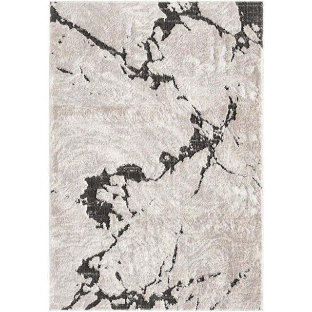 Desire Rugs Eleanor Mocha Abstract Embossed Rug 160 x 230cm - Size: 170 x 120 x 2cm - Brown - Wilko - image 1