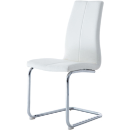 Pair of Arendelle Swing Leg Chairs - White - Wilko - thumbnail 4