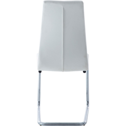 Pair of Arendelle Swing Leg Chairs - White - Wilko - thumbnail 7