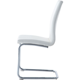 Pair of Arendelle Swing Leg Chairs - White - Wilko - thumbnail 5