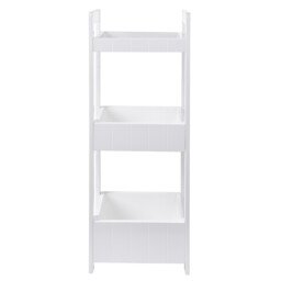 Kingston White Bathroom Caddy - Size: 28 x 74 x 20cm - Wilko