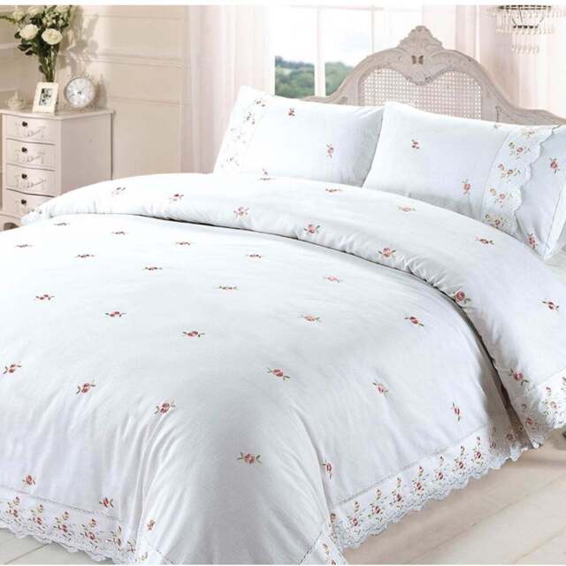 Rapport Home Sophie King Size White Duvet Set - Wilko - image 1