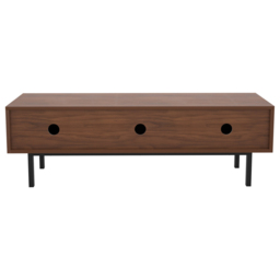 AVF Skyline Walnut and Black Marble TV Unit - Size: 40 x 140 x 45 - Multi - Wilko - thumbnail 6