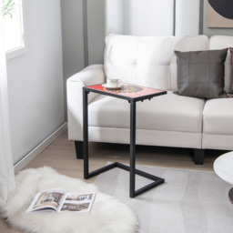 Costway C-shaped Outdoor Side Table - Size: 68.6 x 45.7 x 12.7cm - Multi - Wilko - thumbnail 4