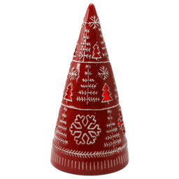 Red or Green LED Tree Ornaments Red or Green - Santa's Chalet - Wilko - thumbnail 5
