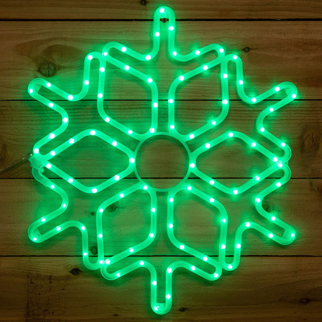 Samuel Alexander RGB Digital Light up Christmas Snowflake 57cm - Size: 57 x 50 x 50cm - White - Wilko - image 1