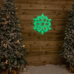 Samuel Alexander RGB Digital Light up Christmas Snowflake 57cm - Size: 57 x 50 x 50cm - White - Wilko - thumbnail 4
