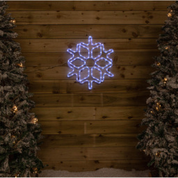 Samuel Alexander RGB Digital Light up Christmas Snowflake 57cm - Size: 57 x 50 x 50cm - White - Wilko - thumbnail 5