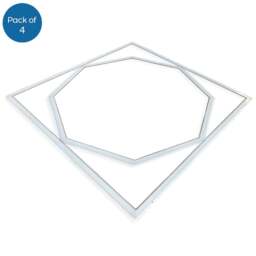 ENER-J 40W 6500K Cool White LED Frame Panel Light 60 x 60cm 4 Pack - Size: 65 x 4 x 65cm - Wilko - thumbnail 1