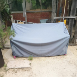 Gr8 Garden 3 Seater Heavy Duty Waterproof Patio Furniture Cover - Size: 70 x 160 x 66cm - Grey - Wilko - thumbnail 3