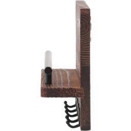 H&O Direct Rustic Wall Mounted Key Holder - Size: 18.5 x 25 x 7.5cm - Brown - Wilko - thumbnail 4