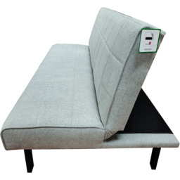 DS Living The Tivona 2 Seater Silver Woven Fabric Sofa Bed - Wilko - thumbnail 7