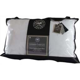 The Lyndon Company Goose Feather and Down Pillow - Size: Single - White - Wilko - thumbnail 1