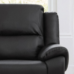 Brookhaven Black Bonded Leather Electric Recliner Chair - Size: Single - Artemis Home - Wilko - thumbnail 4