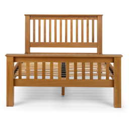 Julian Bowen Amsterdam Super King Oak High Foot End Bed - Wood - Wilko - thumbnail 4