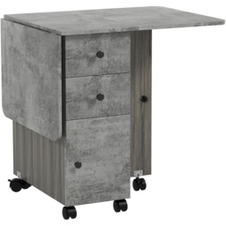 Portland 6 Seater Extendable Dining Table Light Grey - Wilko - thumbnail 3