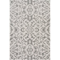 Luxury Damask Rug Neutral 160cm - Wilko
