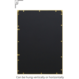 The Fenestra Gold Wall Mirror 100 x 70cm - MirrorOutlet - Wilko - thumbnail 5