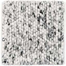 Allure Bath Fashions Luxury Marl Chunky Bobble Dark Grey Square Bath Mat 50 x 50cm - Size: 50 x 50 x 1cm - Wilko - thumbnail 1
