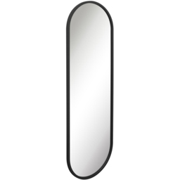 The Vultus Black Double Arched Metal Leaner Wall Mirror 180 x 60cm - MirrorOutlet - Wilko - thumbnail 4