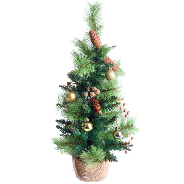 Best Artificial Gold Artificial Christmas Tree 2ft - Wilko - image 1
