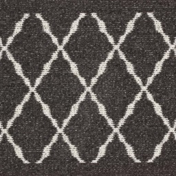 My Mat Arbor Charcoal Diamond Stain Resistant Runner 67 x 200cm - Size: 67 x 200 x 2cm - grey - Wilko - thumbnail 5