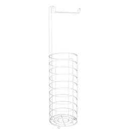 White Round Wire Toilet Roll Holder - Wilko - thumbnail 1
