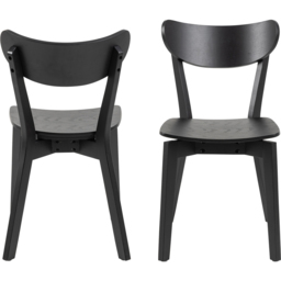 Florence Roxby Set of 2 Black Dining Chairs - Furniture To Go - Wilko - thumbnail 4