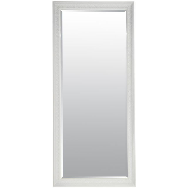 Langton Shabby Chic White Dress Mirror 160 x 73cm - MirrorOutlet - Wilko - image 1