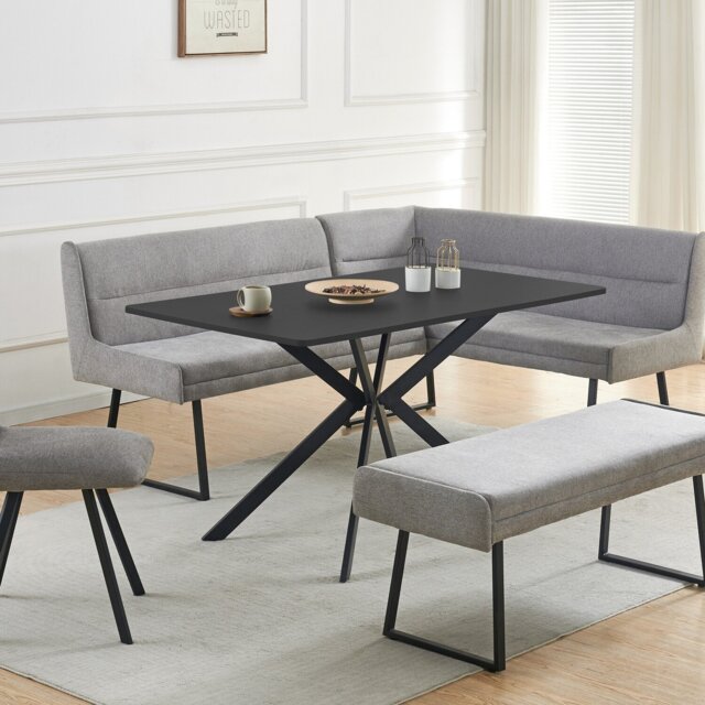 Monaco Dining Table Black - Wilko - image 1