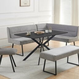 Monaco Dining Table Black - Wilko - thumbnail 1