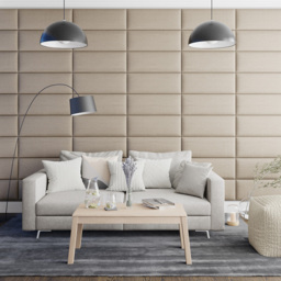 Aspire EasyMount Natural Eire Linen Upholstered Wall Mounted Headboard Panels 4 Pack - Cream - Aspire Beds - Wilko - thumbnail 4