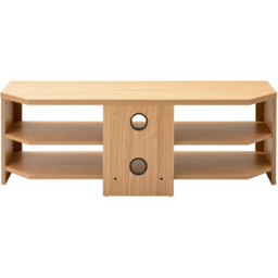 TTAP Memphis 2 Shelf Oak TV Stand - Size: 14.4 x 120 x 39.5cm - Brown - Wilko - thumbnail 6