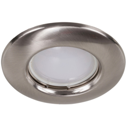 ValueLights Brushed Chrome Warm White LED Fixed Ceiling Downlight 30 Pack - Size: 8.8 x 8.8 x 8.8cm - Silver - Wilko - thumbnail 4