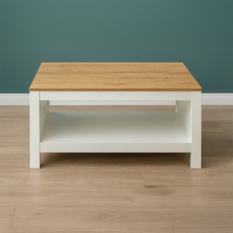 Kosy Koala Light Wood and White Coffee Table - Size: 45 x 85 x 50cm - Multi - Wilko - thumbnail 3