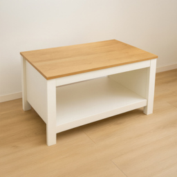 Kosy Koala Light Wood and White Coffee Table - Size: 45 x 85 x 50cm - Multi - Wilko - thumbnail 4