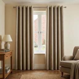 Maison Blackout Curtain Natural 168cm 183cm - Wilko - thumbnail 4