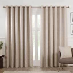 Maison Blackout Curtain Natural 168cm 183cm - Wilko - thumbnail 3
