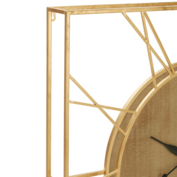 Premier Housewares Yaxi Gold Square Wall Clock 91cm - Size: 91 x 10 x 91cm - Wilko - thumbnail 5