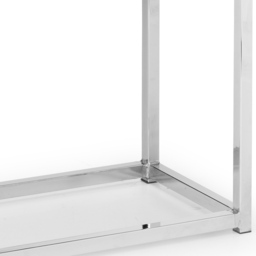 Julian Bowen Scala Chrome and White Marble Top Console Table - Size: 35 x 100 x 76cm - Wilko - thumbnail 5
