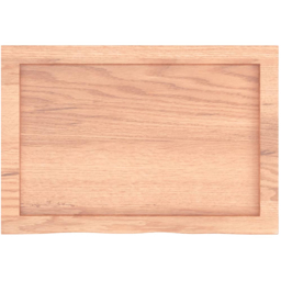 vidaXL 60 x 40 x 6cm Brown Wall Shelf - Size: 6 x 60 x 40cm - Wilko - thumbnail 5