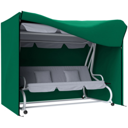 Outsunny 3 Seater Green Anti-UV Garden Swing Cover - Size: 172 x 125 x 220cm - Wilko - thumbnail 1